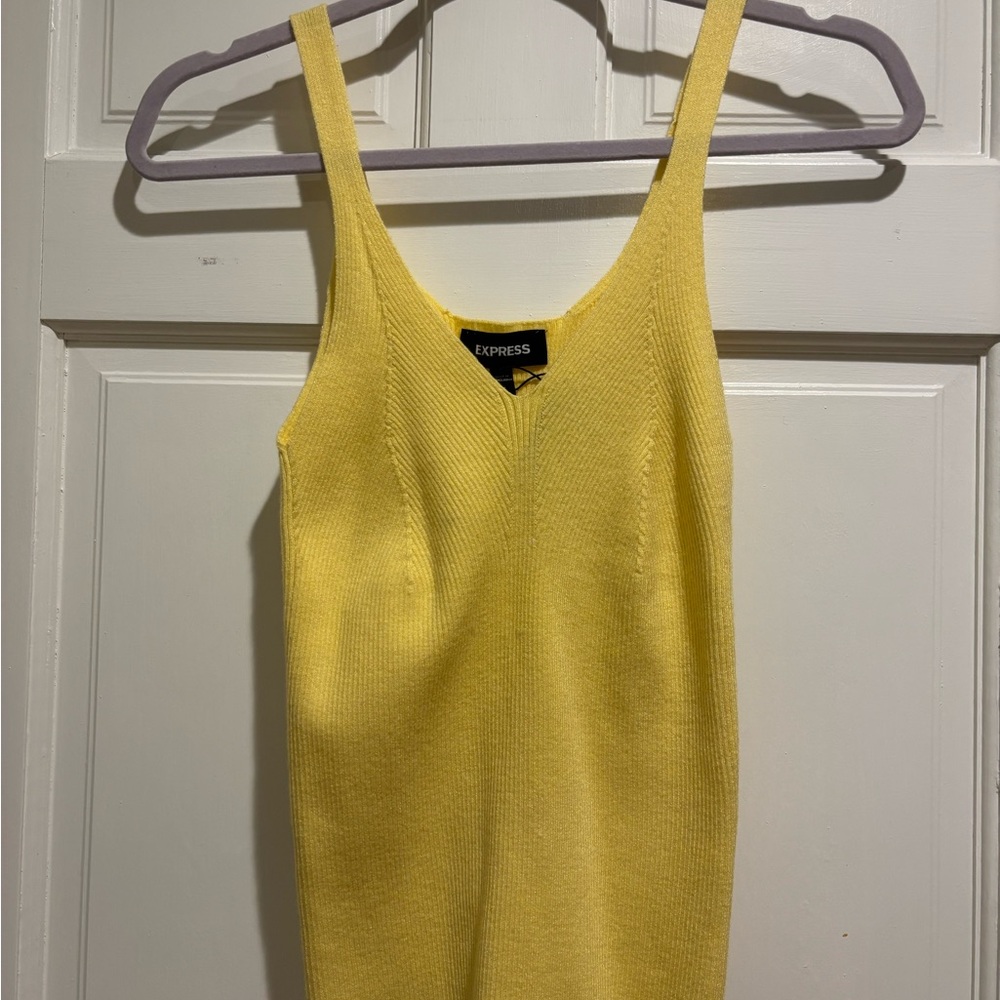Express Sunny Yellow Camisole Top